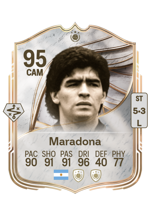 Diego Armando Maradona card