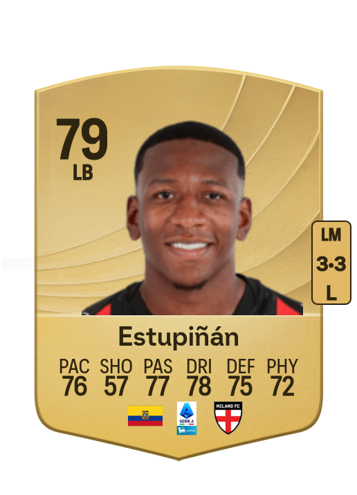 Pervis Estupiñán card