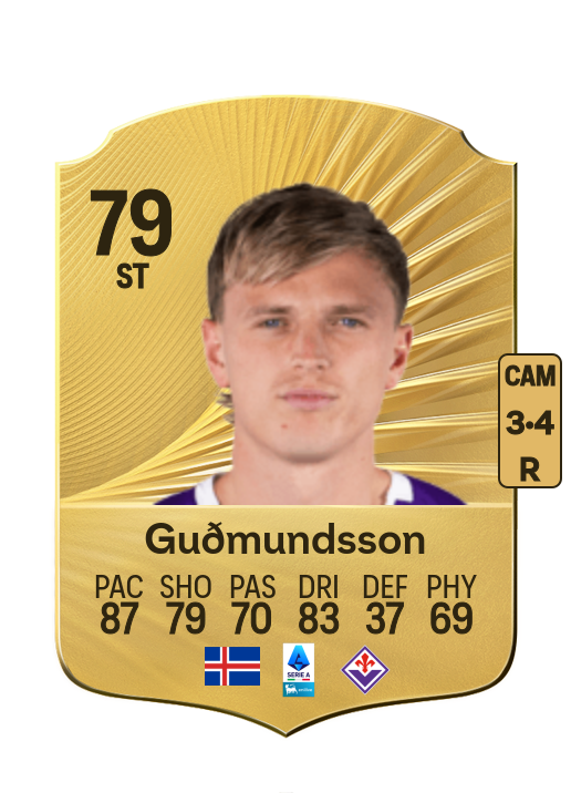 Albert Guðmundsson card