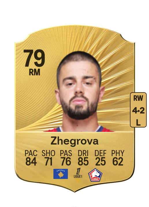Edon Zhegrova card