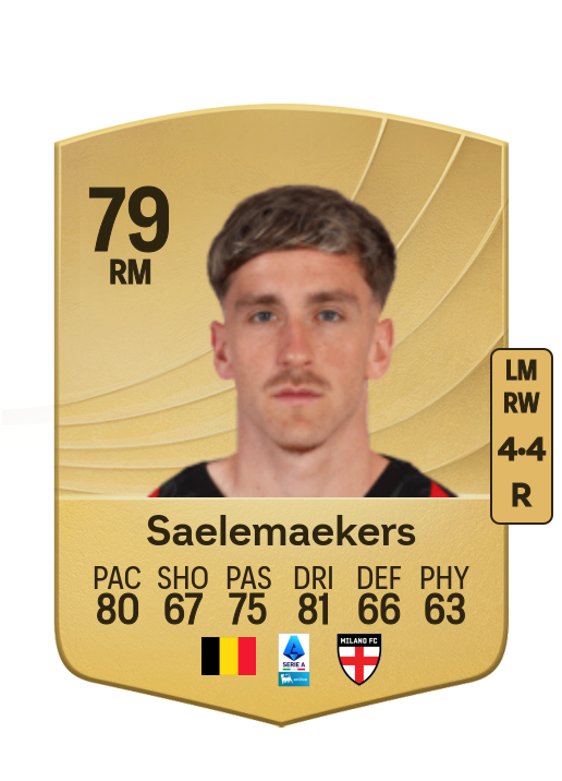Alexis Saelemaekers card