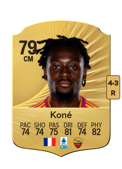 Kouadio Manu Koné card