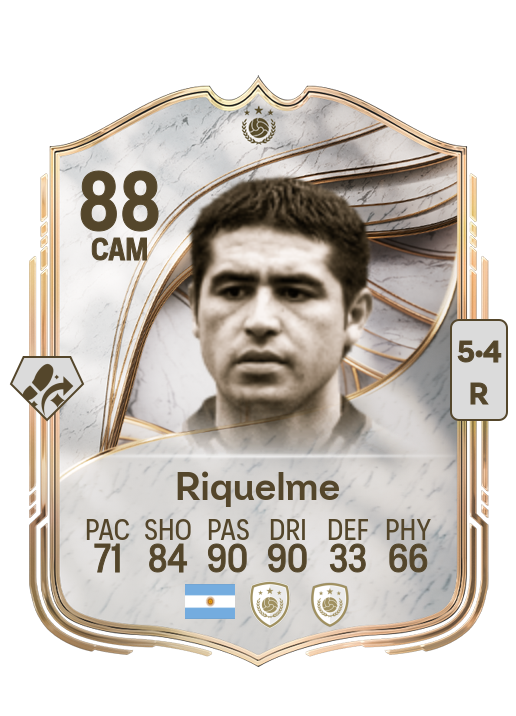 Juan Román Riquelme card