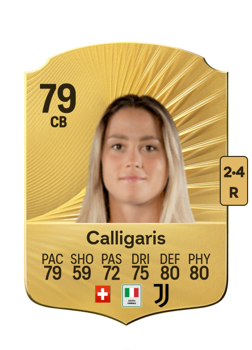 Viola Calligaris card