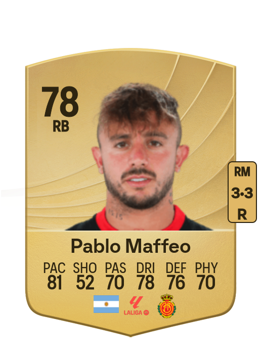 Pablo Maffeo Becerra card