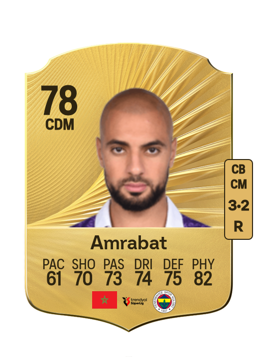 Sofyan Amrabat card