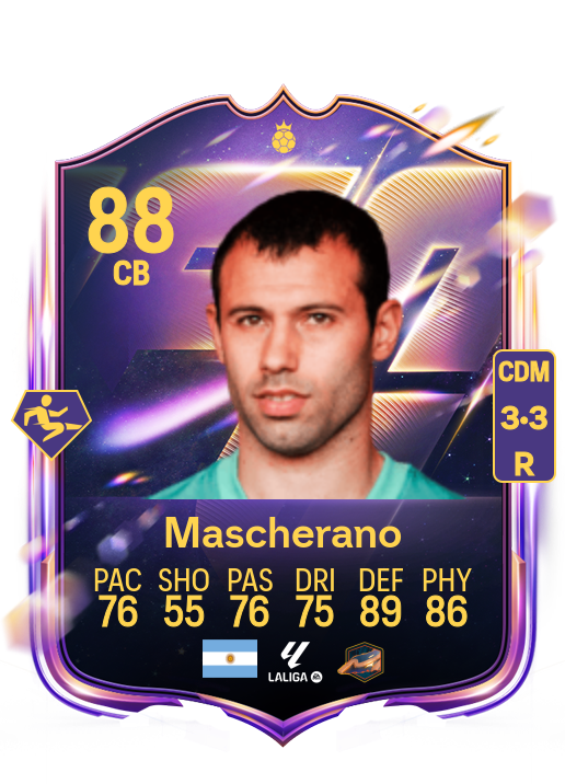 Javier Mascherano card