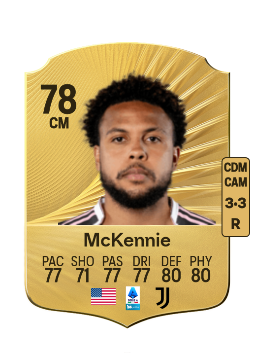 Weston McKennie card
