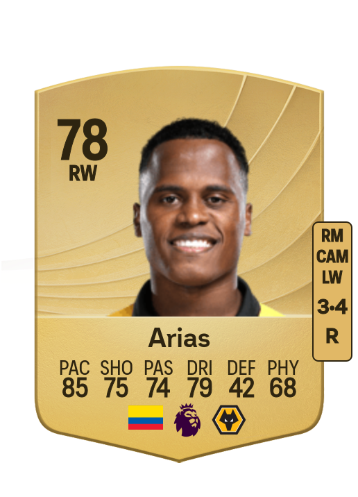 Jhon Arias card