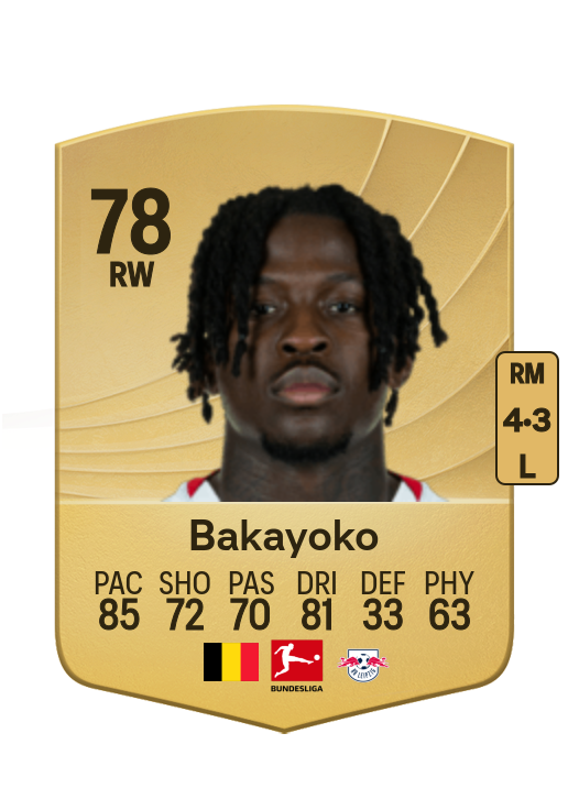 Johan Bakayoko card
