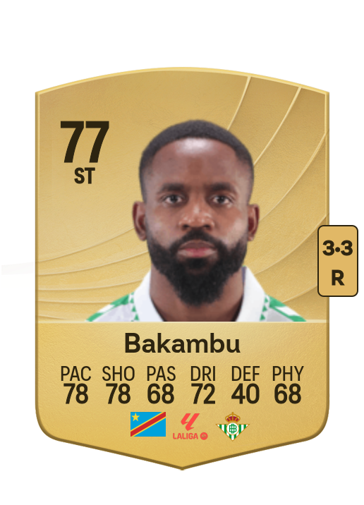 Cédric Bakambu card
