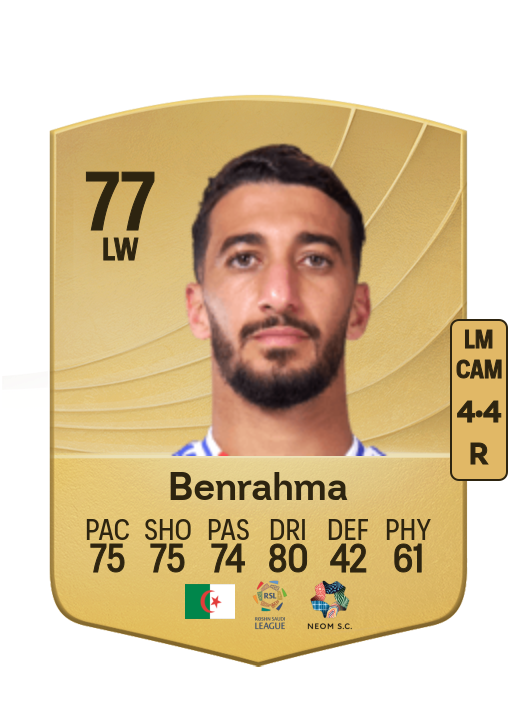 Saïd Benrahma card