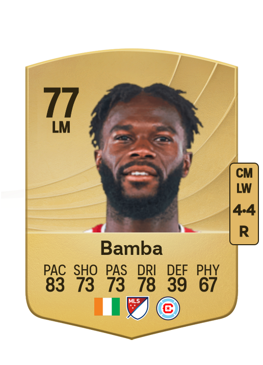 Jonathan Bamba card