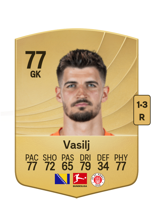 Nikola Vasilj card
