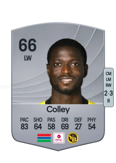 Ebrima Colley card