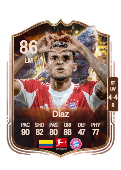 Luis Díaz card