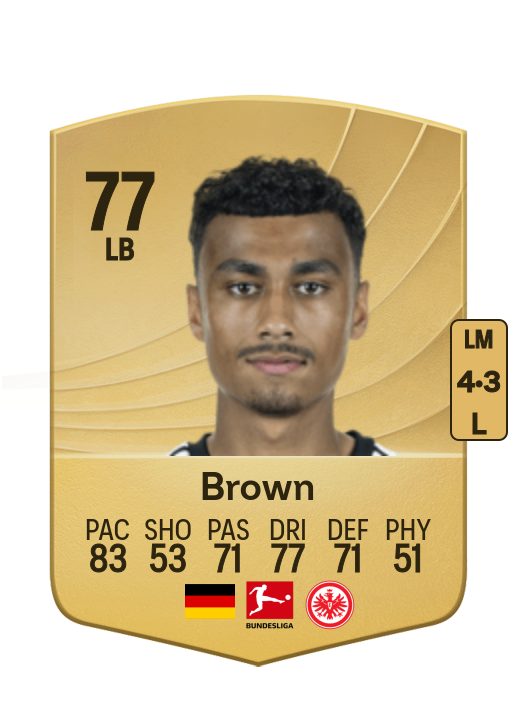 Nathaniel Brown card
