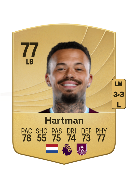 Quilindschy Hartman card