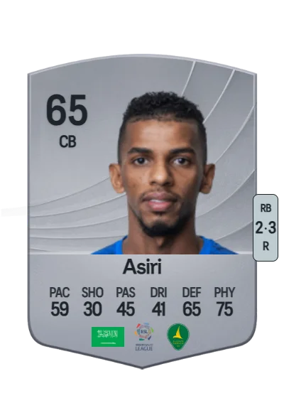 Ahmed Asiri card
