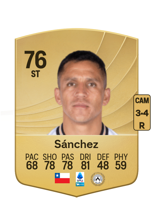Alexis Sánchez card