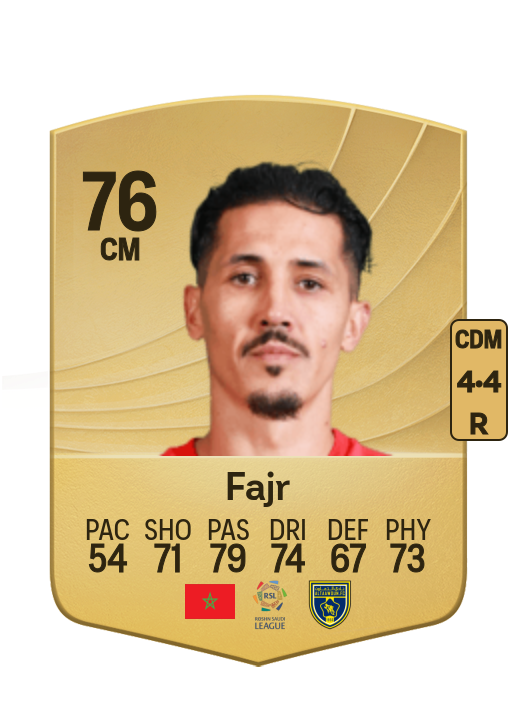 Fayçal Fajr card