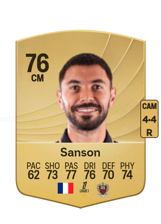 Morgan Sanson card