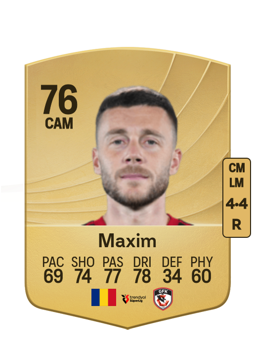 Alexandru Maxim card