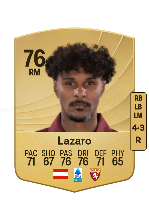 Valentino Lazaro card