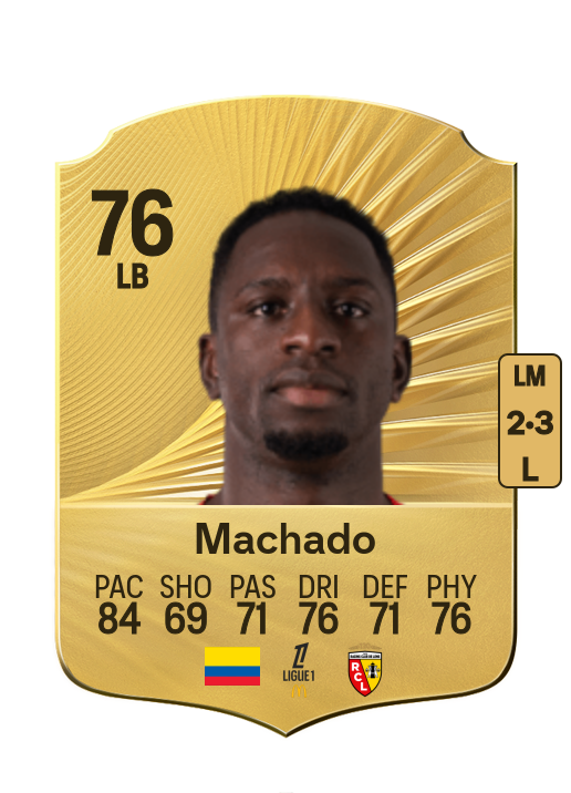Deiver Machado card