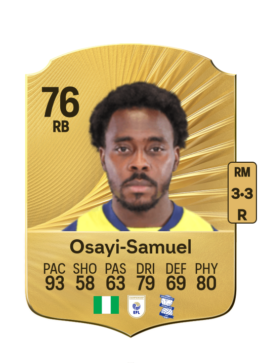 Bright Osayi-Samuel card