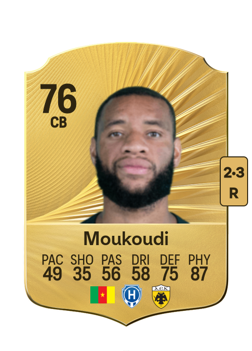 Harold Moukoudi card