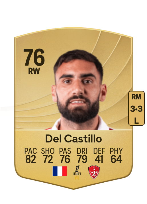 Romain Del Castillo card