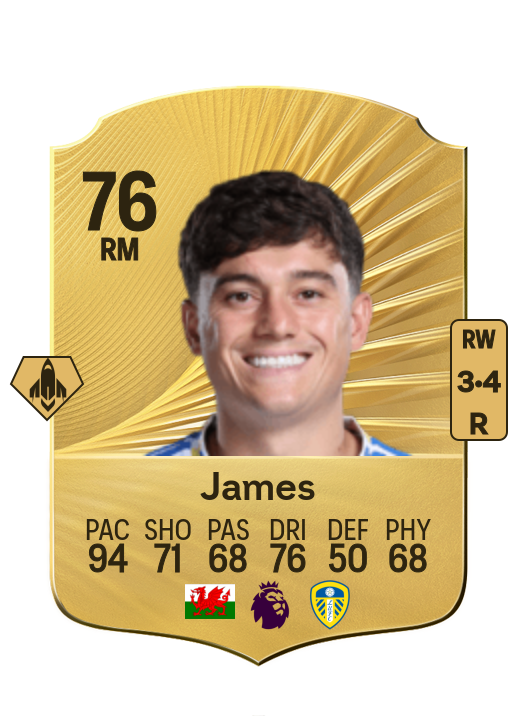 Daniel James card