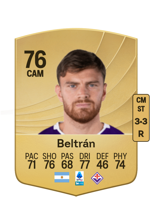 Lucas Beltrán card