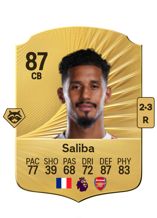 William Saliba card