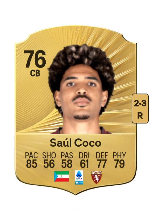 Saúl Basilio Coco Bassey Oubiña card