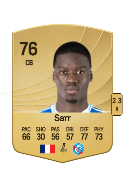Mamadou Sarr card