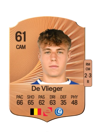 Tibe De Vlieger card