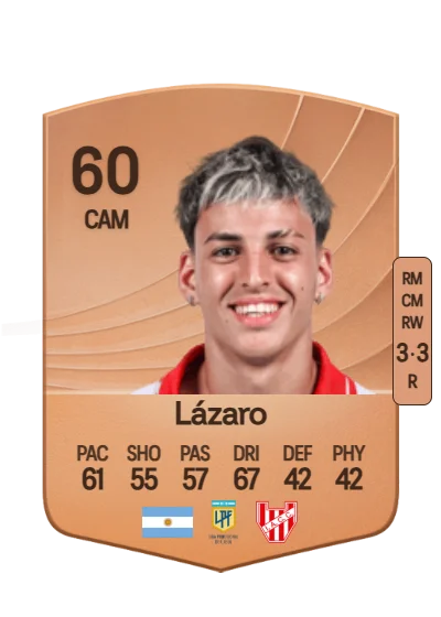 Jeremías Lázaro card