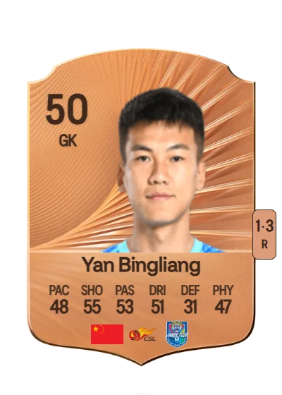 Bingliang Yan card