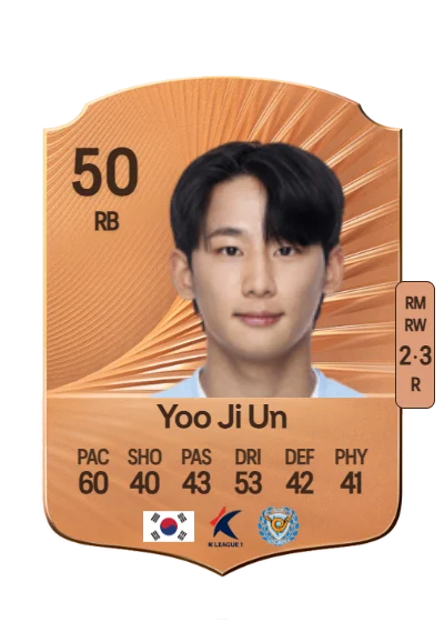 Ji Un Yoo card