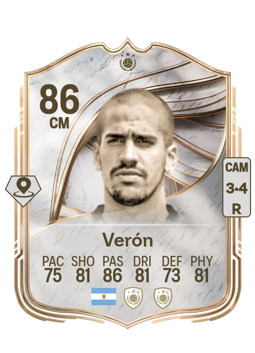 Juan Sebastián Verón card