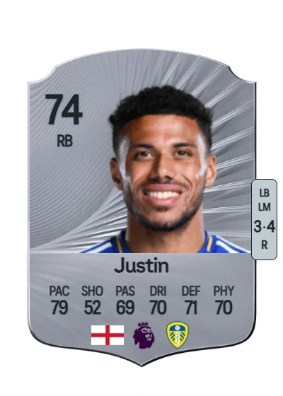 James Justin card