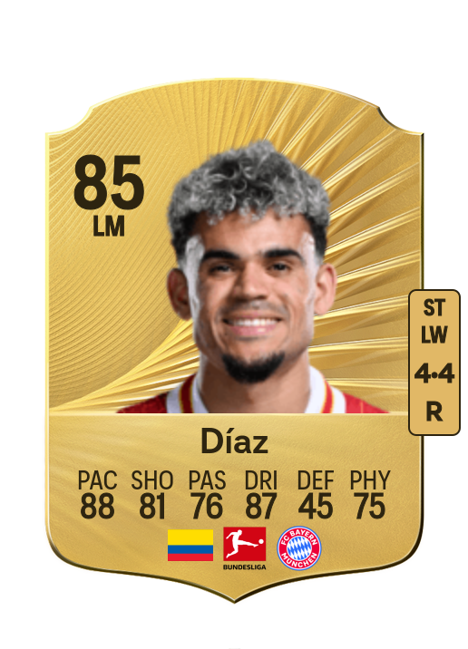 Luis Díaz card