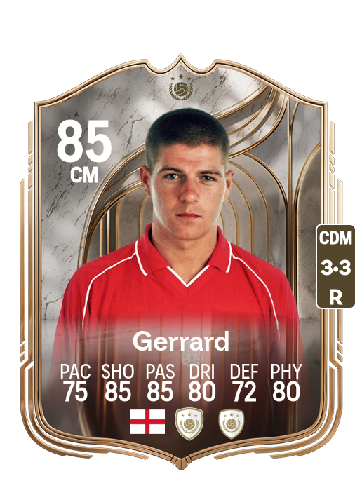 Steven Gerrard card