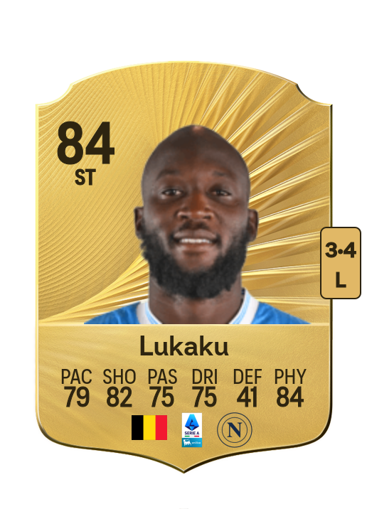 Romelu Lukaku card