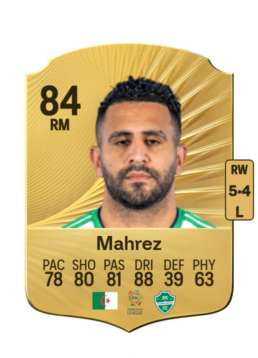 Riyad Mahrez card