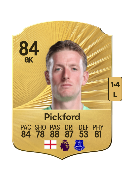 Jordan Pickford card