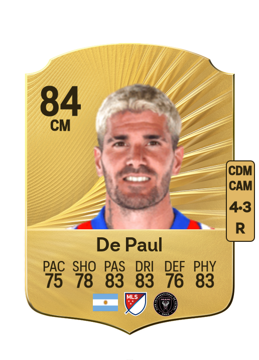 Rodrigo De Paul card
