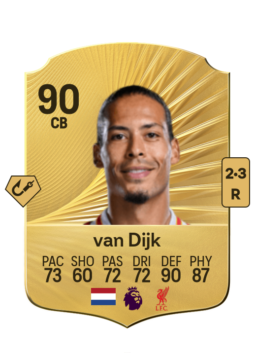 Virgil van Dijk card